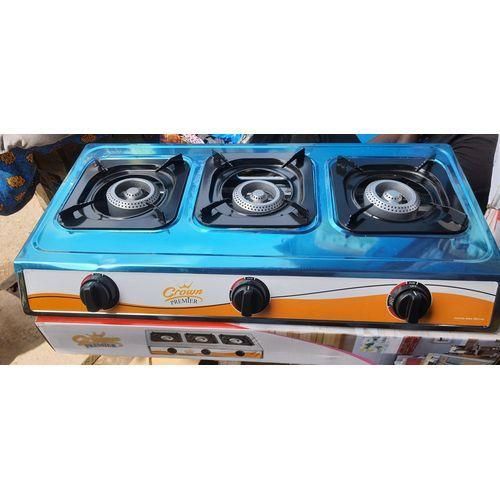 Réchaud à Gaze 3 Feux Inox Performant Et Durable