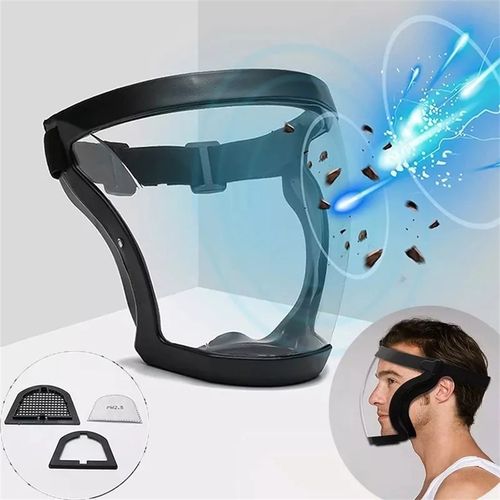 Masque De Protection Transparent Masque Complet Unisexe Lunettes Transparentes