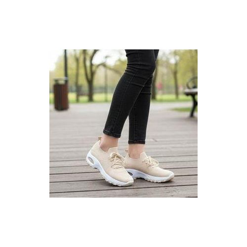 Chaussure basket pour femme- BEIGE