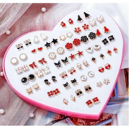 36paires De Boucles D'oreilles Pour Femmes