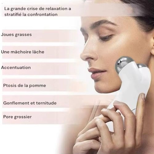 machine de Massage Facial - Rajeunissement Instantané et Éclat Naturel
