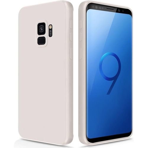 Coque En Silicone Compatible Samsung Galaxy S9 Avec Antichoc - BLANC