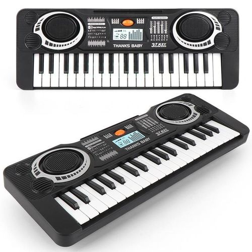 Piano électronique pour enfants à 37 touches, jouet éducatif portable, instrument de musique électronique, cadeau de Noël pour enfants