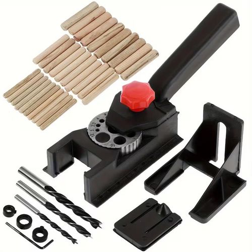 Guide de perçage et butée de profondeur pour le travail du bois Jeu de bagues de butée pour forets de 3 à 12 mm