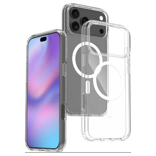 Coque Magsafe Compatible Pour Iphone 17 PRO - TRANSPARENT