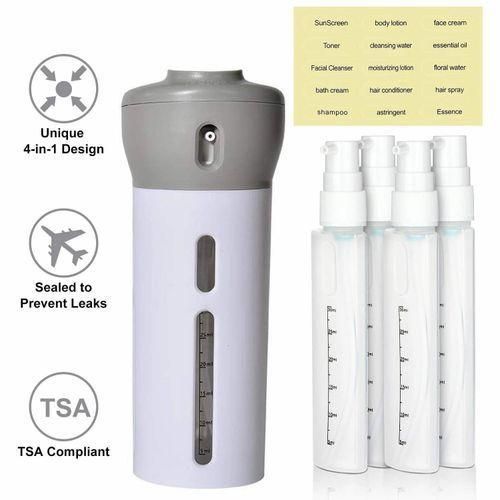 Partagez ce produit Bouteille Distributrice De Voyage Améliorée 4 En 1