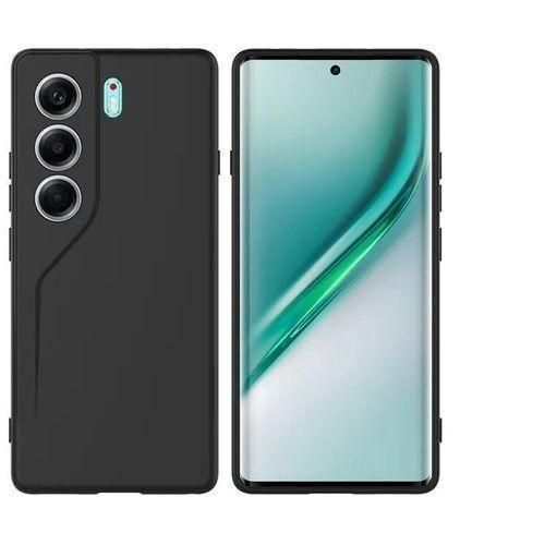 Silicone Noir +1 Antichoc Fumé Flexible Compatible avec Camon 40pro