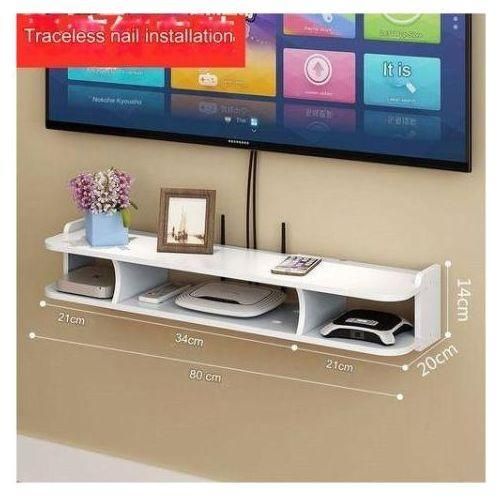 Étagères De Rangement Murales Flottantes Pour Décodeur TV - 60CM