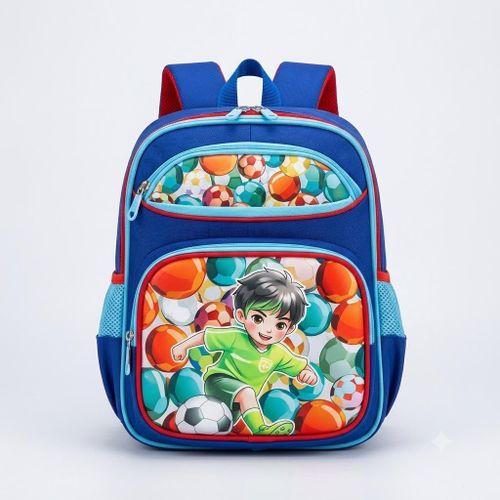 Sac à dos d'école primaire Motif dessin animé, multicolore
