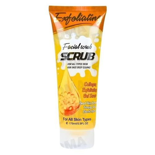 Facial Scrub Exfoliant au Collagène – Soin Nettoyant Visage 170 ml