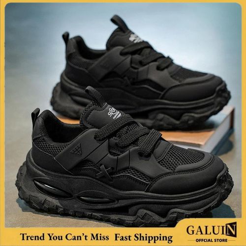 Fipatbu Men's Casual Sneakers Summer Autumn Fashion Outdoor Luxury Lace Up Round Toe Breathable Non Slip height Increasing Shoes