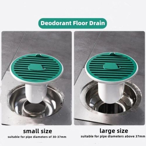 Siphon Anti-Odeur Compact Blanc Vert BVBVB VVVV