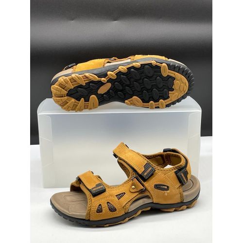 kito homme en cuir-jaune