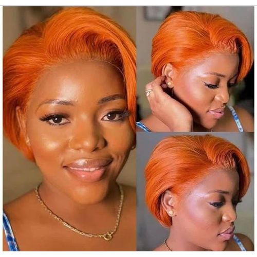 PERRUQUE COUPE DAME-ORANGE