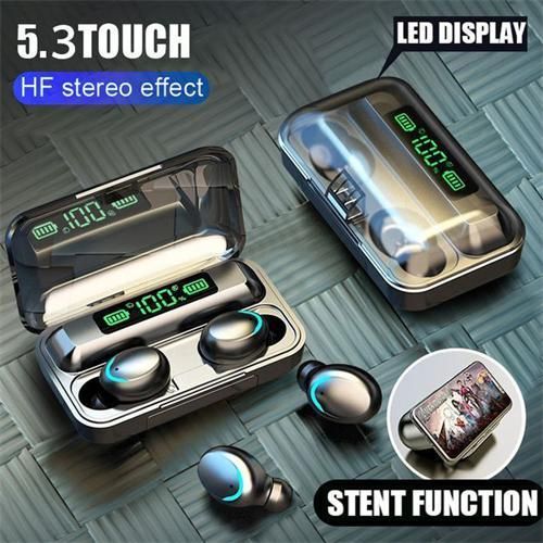 Air 31 Wireless Crystal Clear Bluetooth 5.3 Earphones With LED Digital Display
