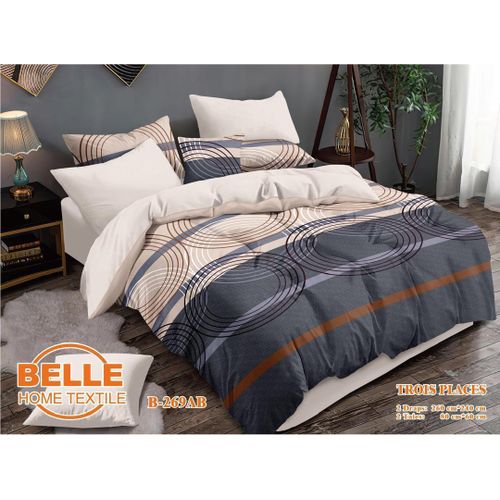 Lot de 2 Draps et 2 Taies - Confort et Élégance pour Lit 3 Places