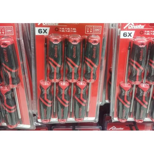 Lot de 6 Tournevis Polyvalents à Poignée en Plastique – Outils de Bricolage