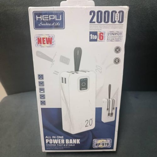 Powerbank 20000 MAh charge très rapide