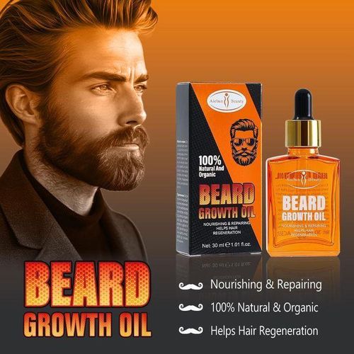 Beard Growth Huile Essentielle Pour La Pousse Plus Rapide Des Barbes. - 30ml