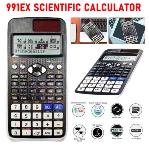 Calculatrice Scientifique 14 Ex traceuse 991EX ClassWiz – 552 Fonctions et Affichage Naturel.
