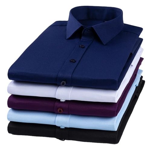 Lot De 5 Chemise Homme Manches Longues