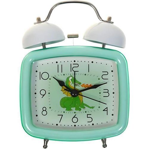 Partagez ce produit Horloge de table pvc/verre/métal 16x12x6 cm multicolore, M2