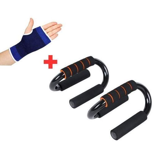 Push Up Stand Barre Pour Pompe + Paire De Gants