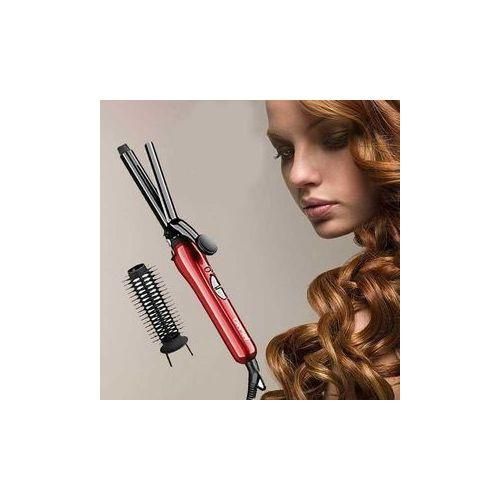 Lisseur Multifonctions - Broshing Professionnel - 3 En 1 - Rouge/Noir