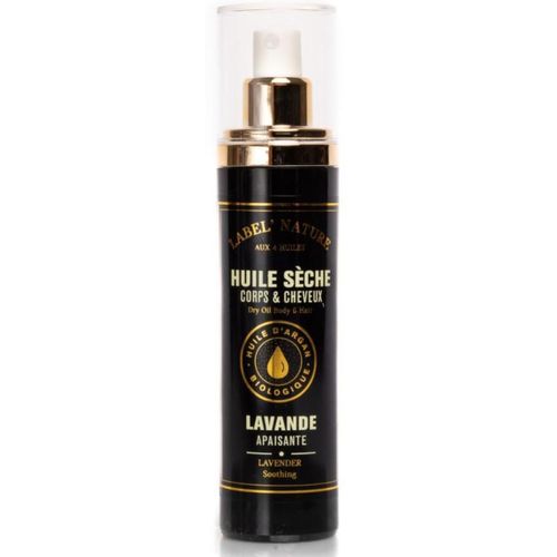 Huile Sèche Corps et Cheveux LABEL NATURE Apaisante Lavande 50ml Importé De France