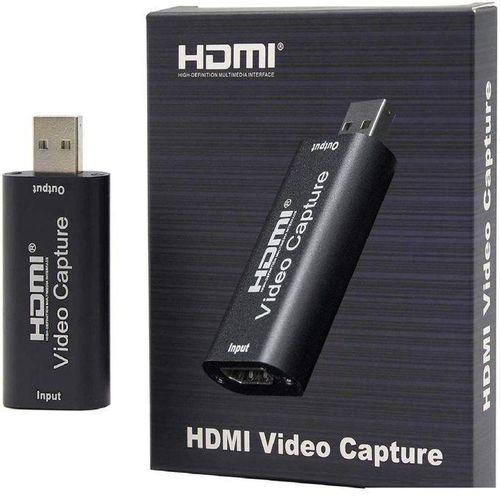 4K HDMI to USB 2.0 Video Capture Card 1080P Cam Link Card Game Capture Card Adapter Screen Record Capture Device for Streaming, Gaming, Video Conference, Teaching, Live Broadcasting