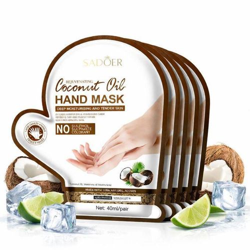 10 Masques Hydratant pour les Mains à l’Huile de Coco – Soin Nourrissant