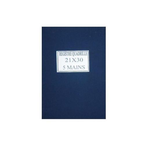 Registre Quadrille 21x30 - 5 Mains