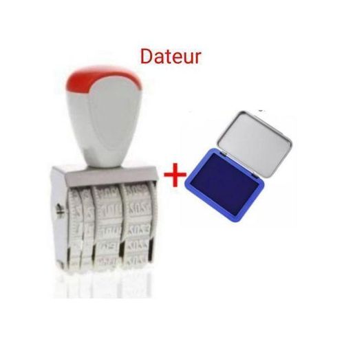 Ensemble Tampon Dateur + Encrier