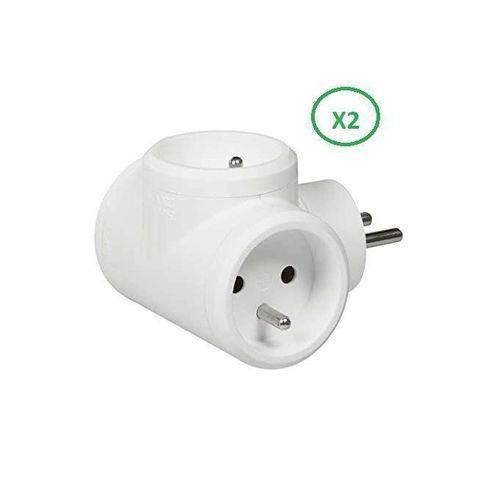 Multiprise 3 Prises (lot De 2)