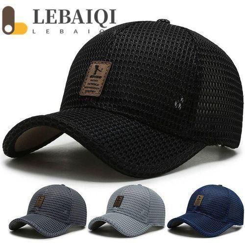 Casquette D'été Respirante Couleur noir