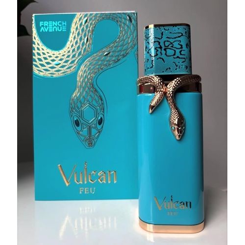 Vulcan Feu Homme Eau de Parfum 100ml – Parfum Masculin Longue Tenue – Senteur Intense, Boisée et Épicée