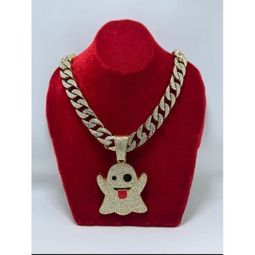 Chic Chaîne En Strass Luxueuse Bling Dorée RR