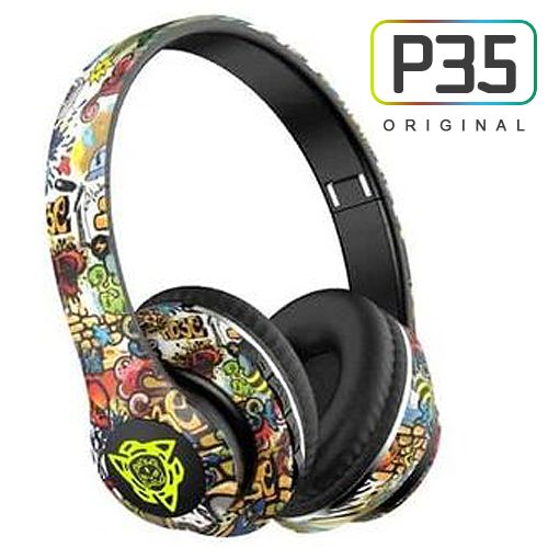 P35 - Casque Bluetooth Multicolore Audio Sans Fil Pliable P35