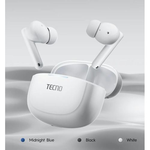 Écouteurs Bluetooth Buds 4 Air Blanc - Autonomie 22h - Réduction de Bruit Appels AI-ENC - Étanche IPX4 - Compatible Les Autres Marque