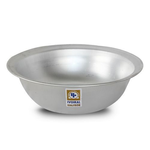 Grande Bassine En Aluminium 35 Litres - Argent