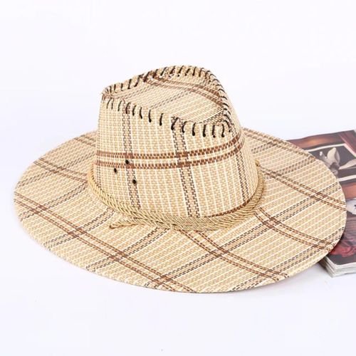 Chapeau de paille style cowboy
