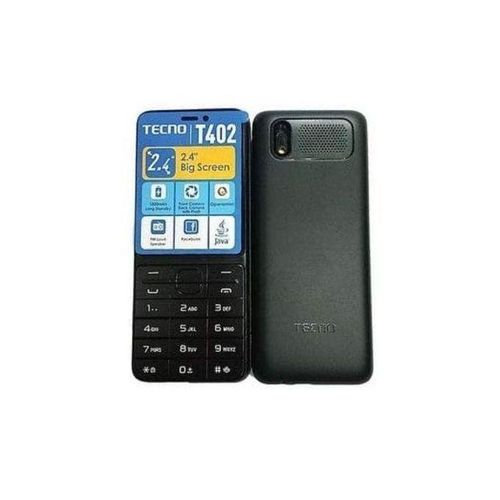 Tecno T402 - 3 Puces 2,4 - Caméra - Radio FM- 1500mAh- Noir