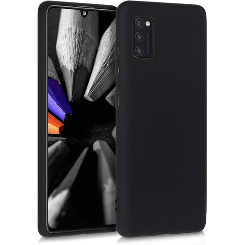 Coque Silicone Compatible Samsung Galaxy A41 - Noir