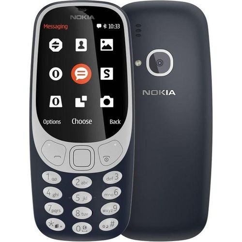 Nokia Mobile 3310 GSM 2.4'' Radio FM Dual / Double SIM Torche 1200 Mah