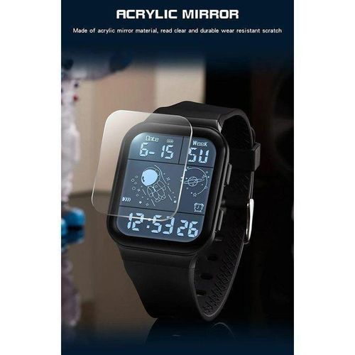 Cool Montre-bracelet Numérique Pour Hommes Et Femmes