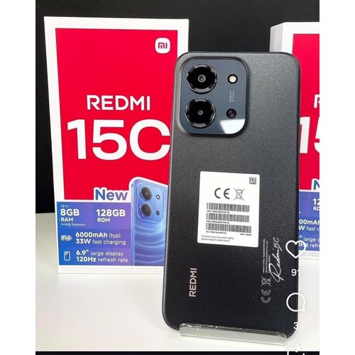 15c 6000MAH - 4 +4 Go - 128Go - 50 MP. - IP64 - 6,9 pouces - charge rapide 33 W n