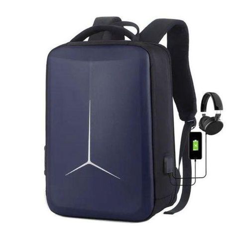 Chic Sac à Dos Pour PC Portable 15.6" Avec Code Pin - Bleu