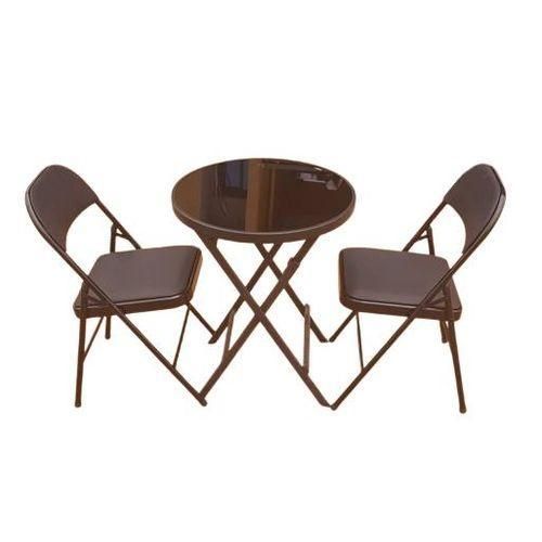Table Pliante Ronde Avec 2 Chaises