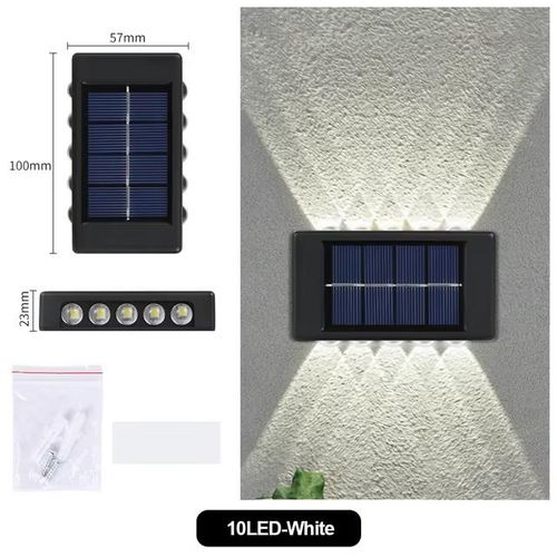 LED Mural Solair Exterieur 2Pcs
