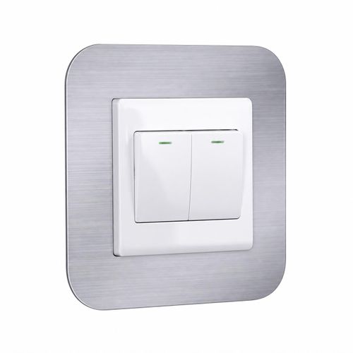 Interrupteur Double Mural Moderne Commande Simple et lgante